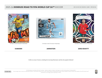 2025/26 Panini Donruss Road to FIFA World Cup Soccer Jumbo Value