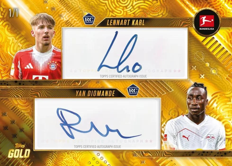 2025/26 Topps Gold Bundesliga Soccer Hobby Box