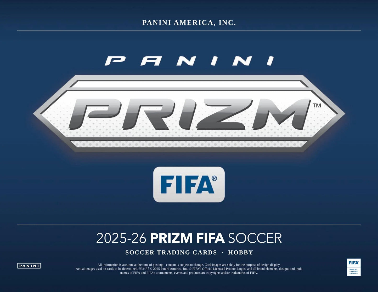 2025–26 Panini Prizm FIFA Soccer Hobby Box