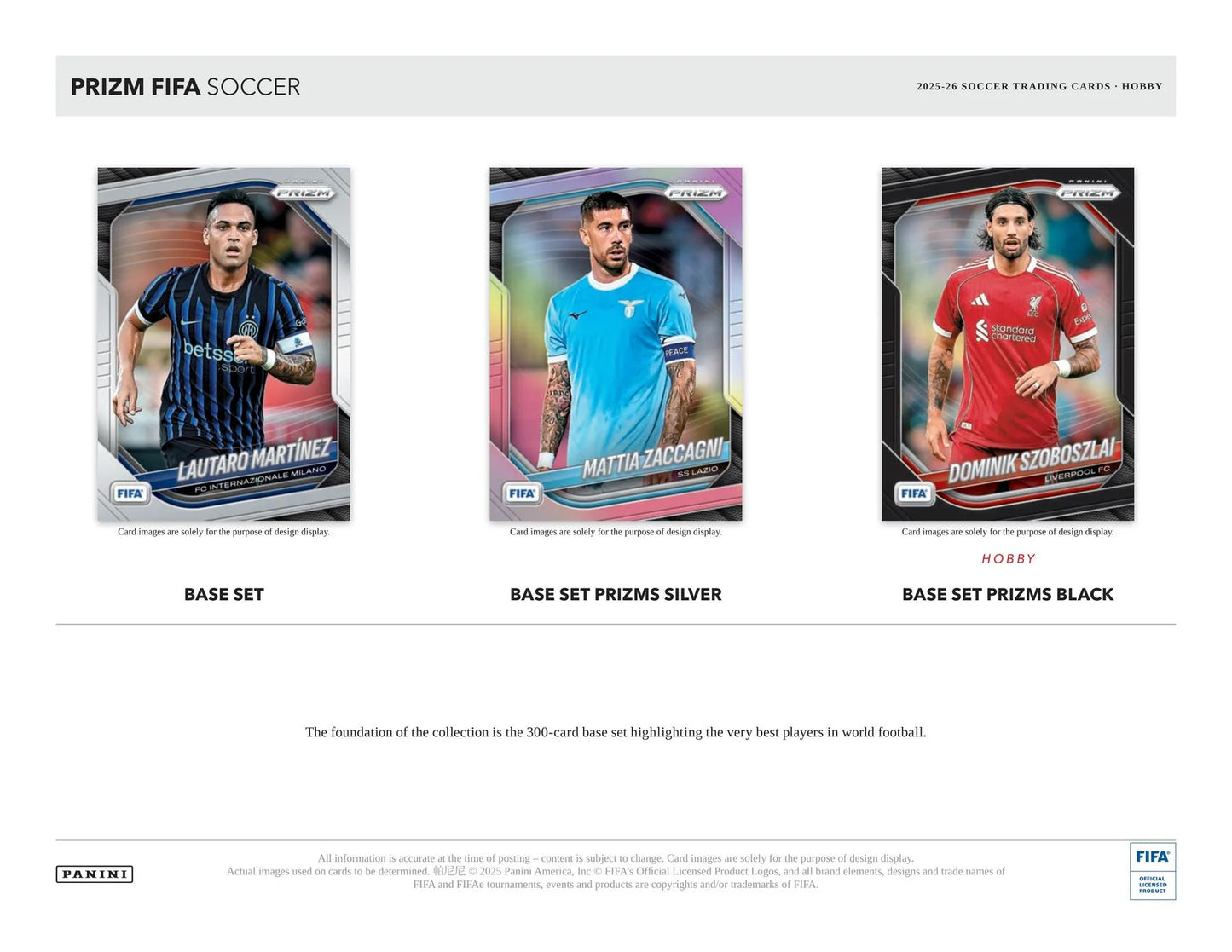 2025–26 Panini Prizm FIFA Soccer Hobby Box