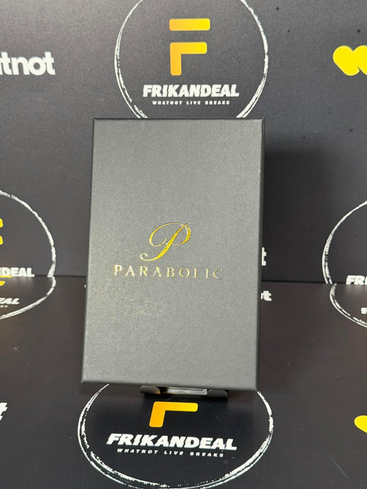 PARABOLIC - THE LAUNCH 2026 | Sealed Sports Card Repack Box - black presentation box with gold PARABOLIC logo