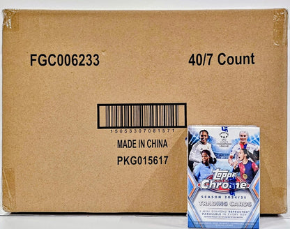 2024/25 Topps Chrome UEFA Women's Champions League Soccer 7-Pack Blaster – product image 3
