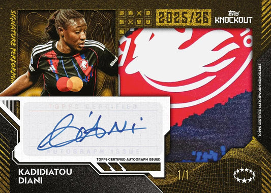 2025/26 Topps UEFA Women's Champions League Soccer Knockout Hobby Box – product image 2