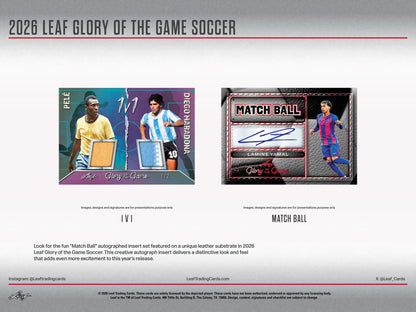 2026 Leaf Glory of the Game Soccer Hobby – product image 8