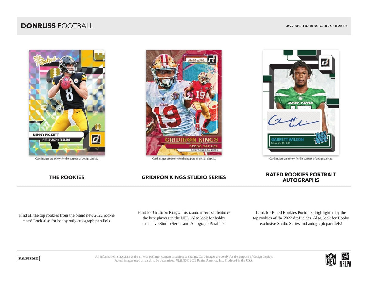 2022 Panini Donruss Football Hobby Pack — image 3