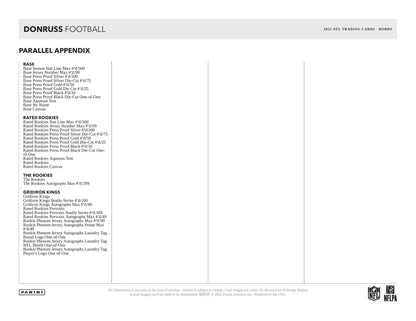 2022 Panini Donruss Football Hobby Pack — image 6