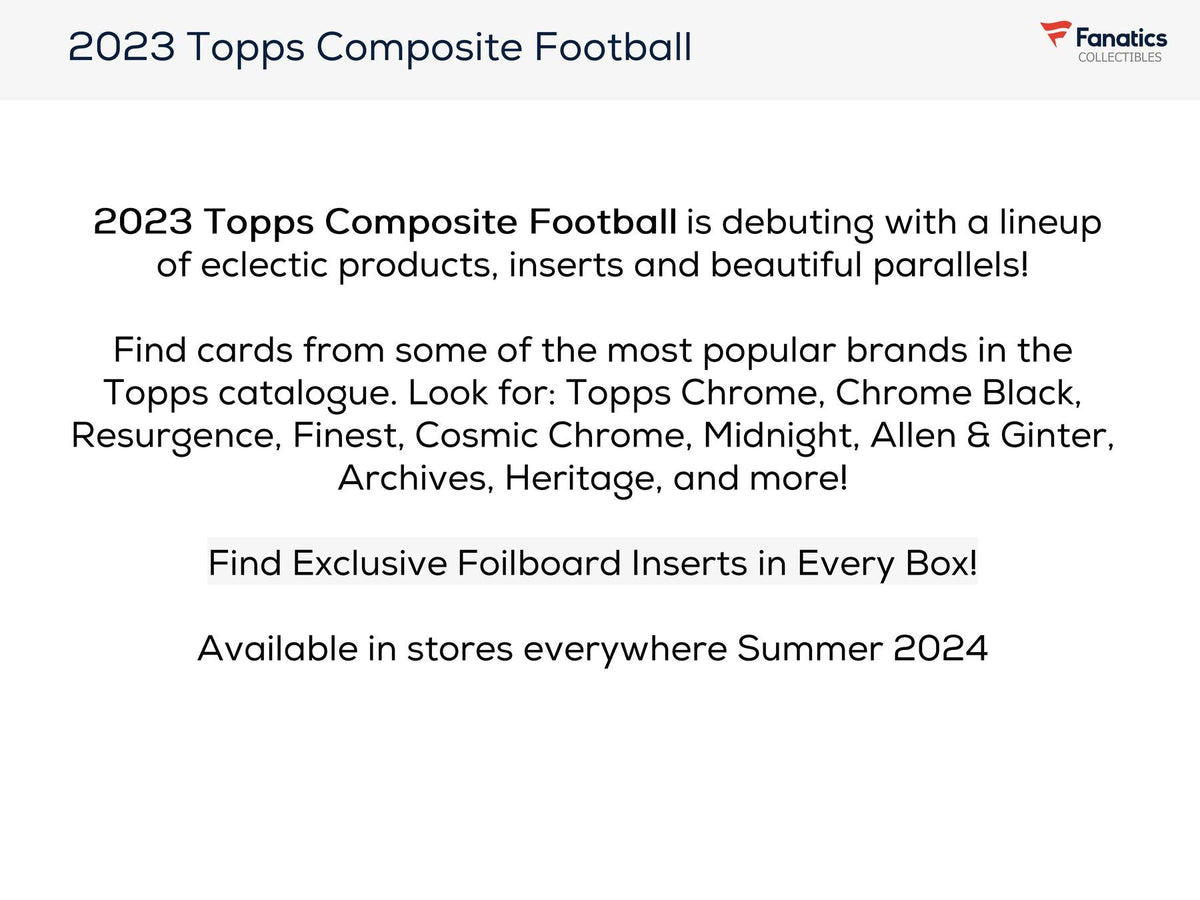 2023 Topps Composite Football 8-Pack Blaster — image 3