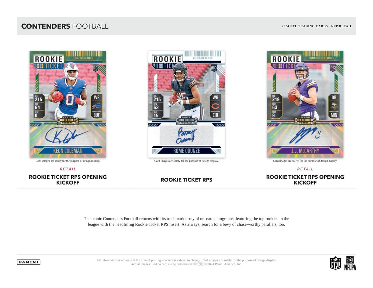 2024 Panini Contenders Football 5-Pack Blaster — image 4