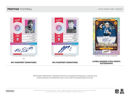 2024 Panini Prestige Football 24-Pack Retail Box — image 5