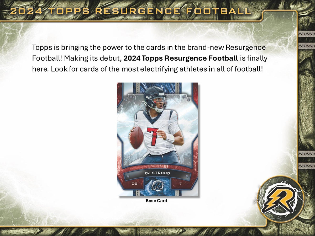 2024 Topps Resurgence Football Hobby — image 4