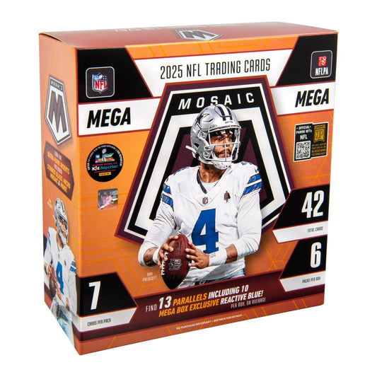 2025 Panini Mosaic Football Mega (Reactive Blue Parallels!) — image 2