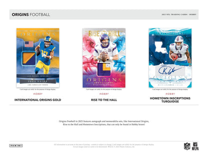 2025 Panini Origins Football Hobby — image 8