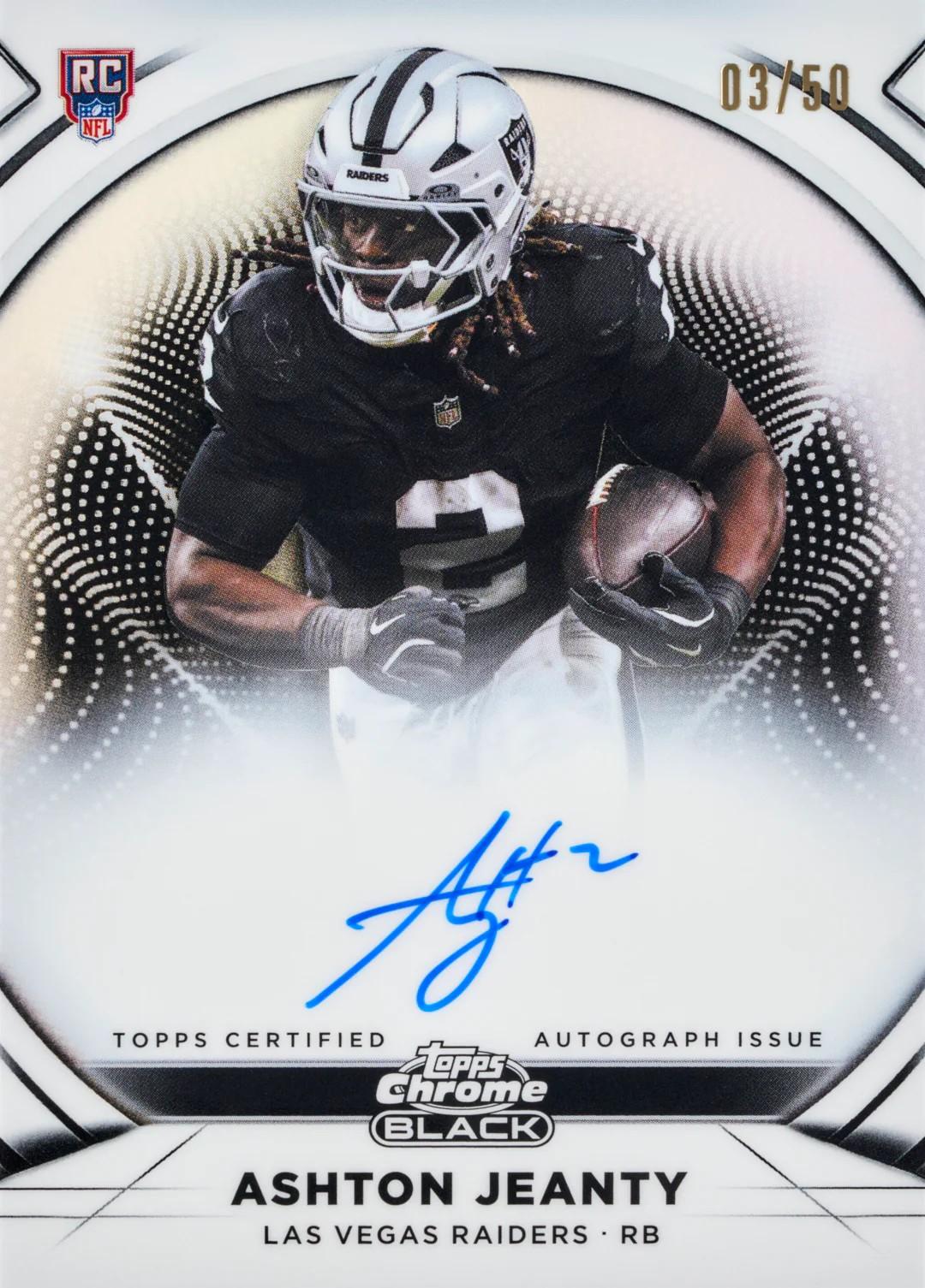 2025 Topps Chrome Black Football Hobby — image 4