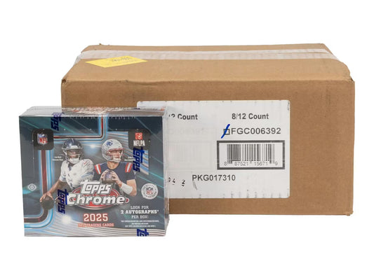 2025 Topps Chrome Football Hobby Jumbo — image 2