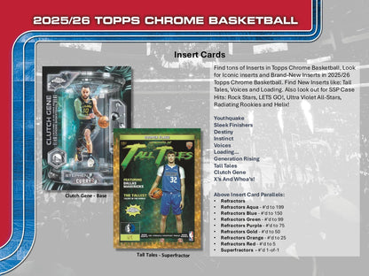 2025/26 Topps Chrome Basketball Hobby — image 6